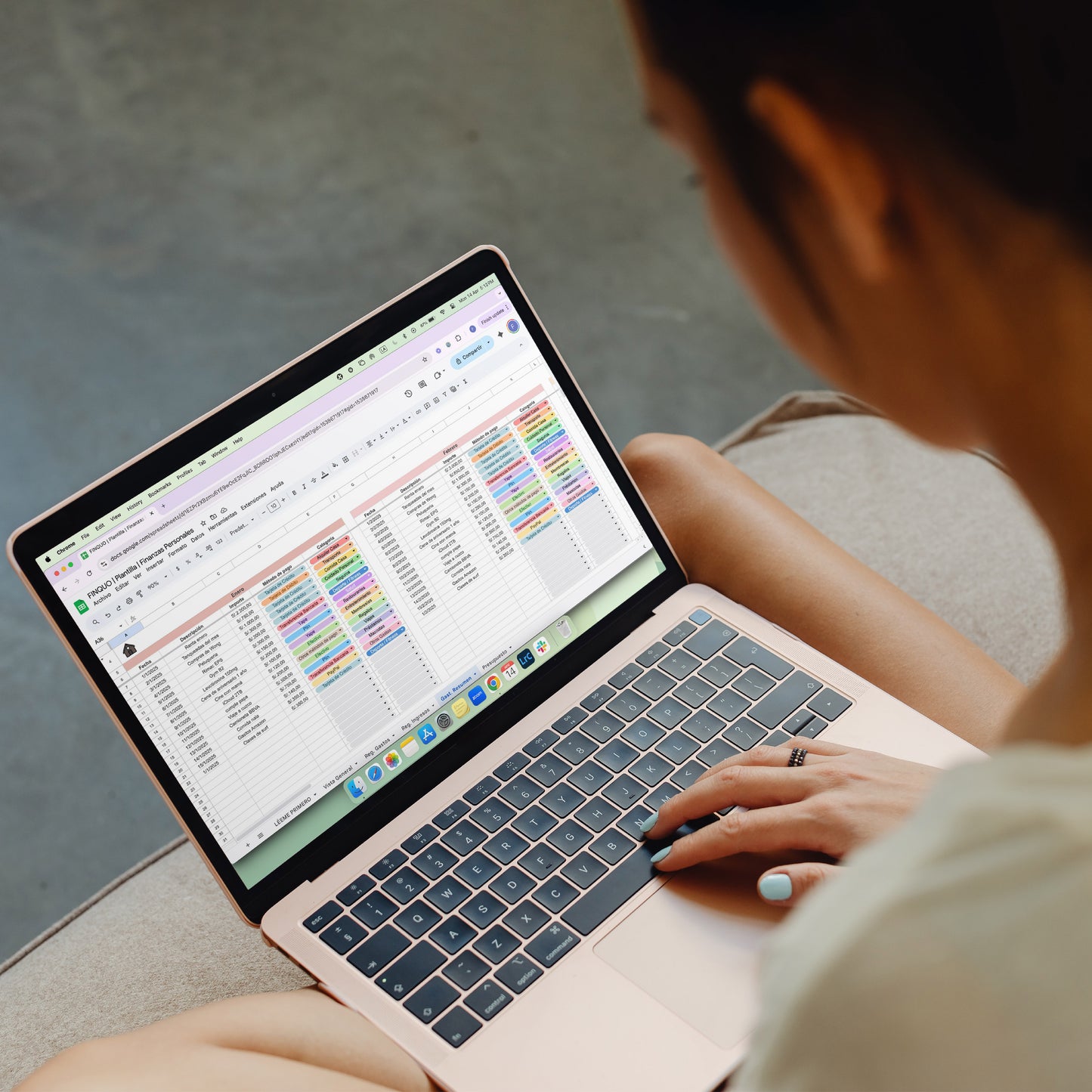 Plantilla de Finanzas Personales - Google Sheet