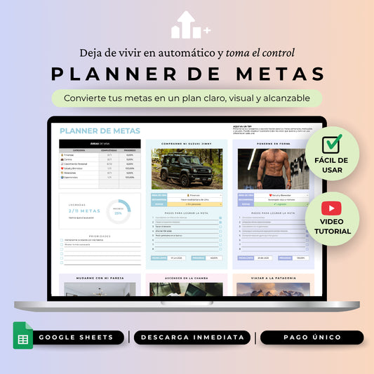 Planner de Metas - Google Sheets