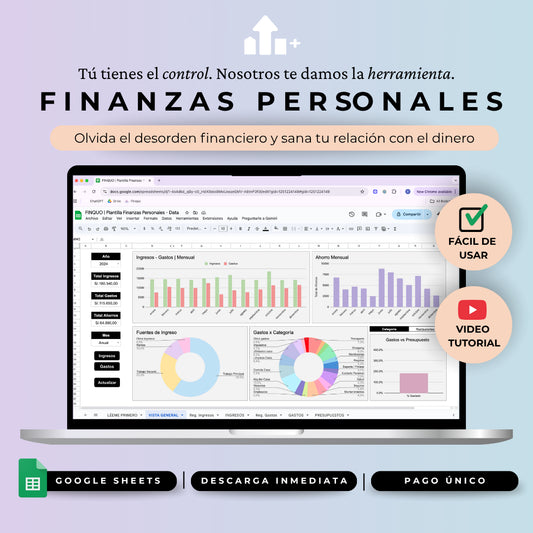 Plantilla Finanzas Personales - Google Sheets