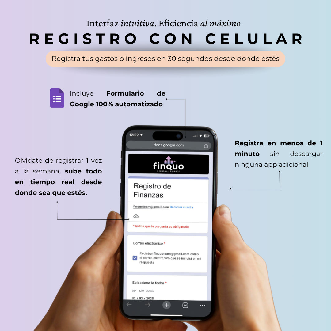 Plantilla Finanzas Personales - Google Sheets